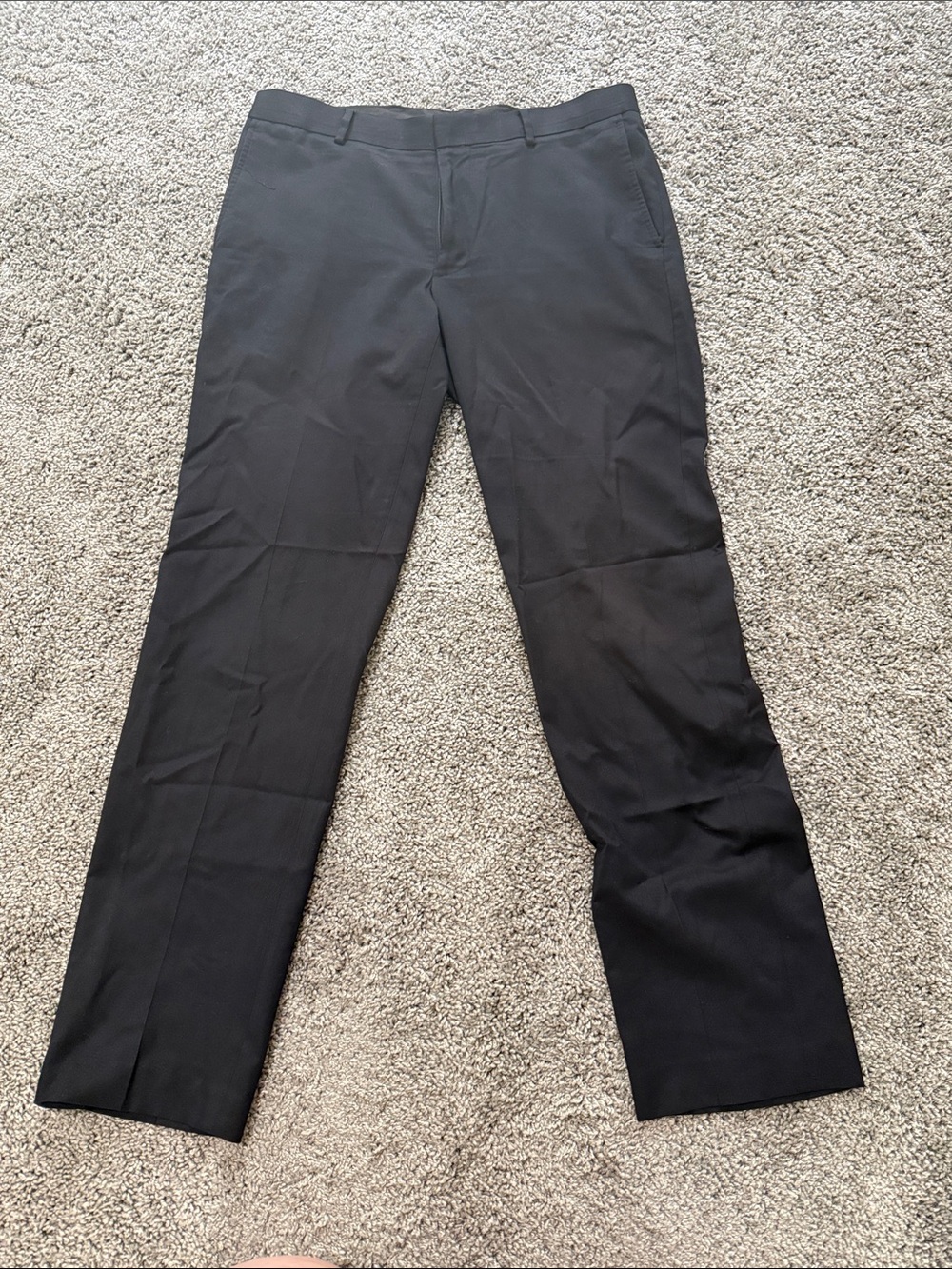 14th & Union Men's Black Dress Pants - Straight Leg